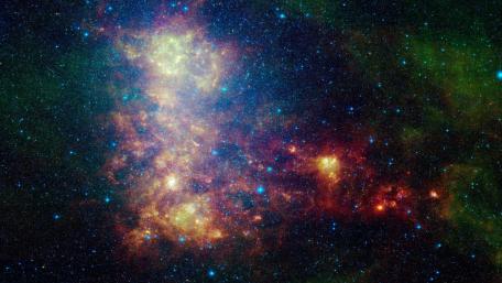 Cosmic Dance of Colors in the Nebula wallpaper