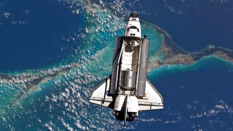 Majestic Vision of Space Exploration by the Shuttle Program wallpaper