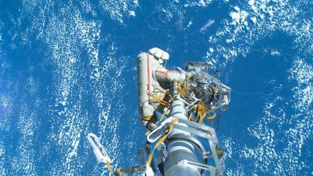 Astonishing View from the International Space Station wallpaper