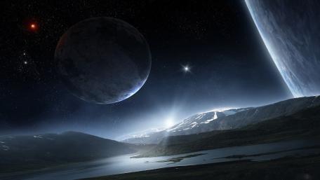 Shores of an Alien World wallpaper