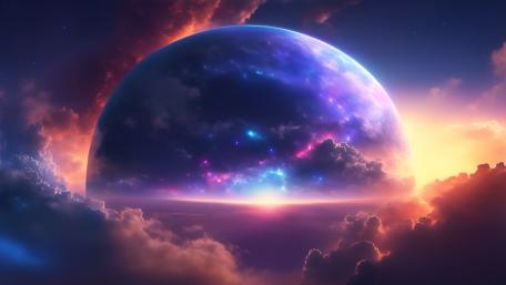 Distant World in Celestial Majesty wallpaper