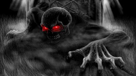 Reaper Emerging from the Shadows wallpaper