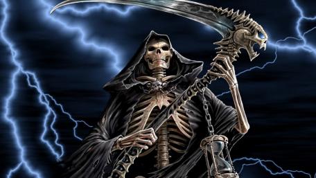 Grim Reaper of the Stormy Night wallpaper