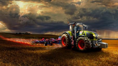 Claas traktor wallpaper