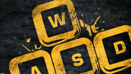 WASD gaming buttons wallpaper