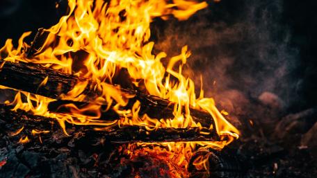 Fiery Dance of Flames in 4K Resolution wallpaper