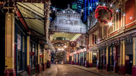 London at Christmas wallpaper