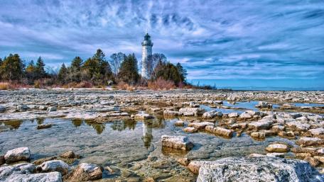 Cana Island Lighthouse, Wisconsin wallpaper
