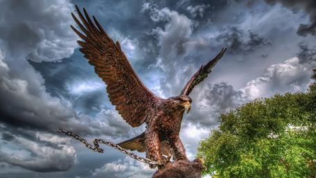 Eagle Statue wallpaper