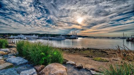 Port Jefferson Harbor wallpaper