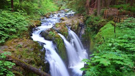 Sol Duc Falls wallpaper