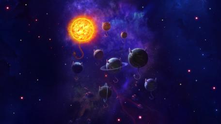 Devil planets wallpaper