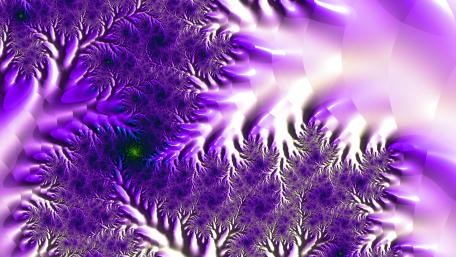 Mystical Purple Fractal Wonders wallpaper