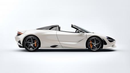 Sleek McLaren on Minimalist Background wallpaper