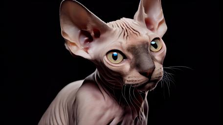 Mystical Sphynx Cat Fantasy wallpaper