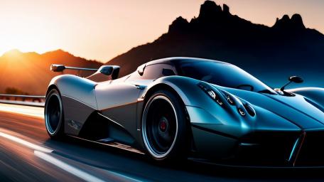 Pagani futuristic car from 3020 wallpaper
