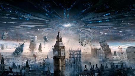 Invasion Over London wallpaper