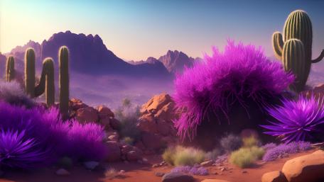AI Desert wallpaper