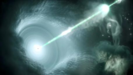Ghost Particle Blazar wallpaper