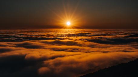 Sea of clouds wallpaper