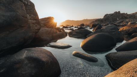 Beginning of the golden hour wallpaper