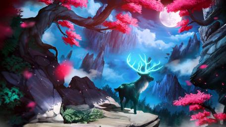 Miraculous Deer wallpaper