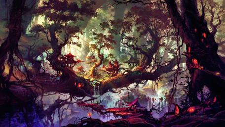 Elven Forest wallpaper