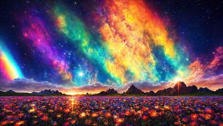 Cosmic fields wallpaper