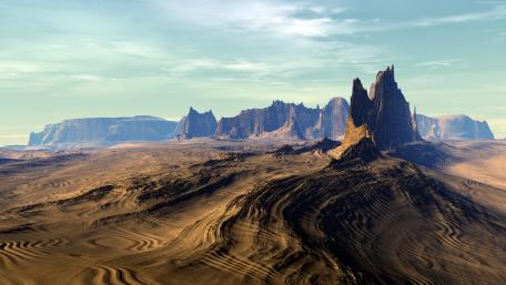 Dreamscape of an Alien Terrain wallpaper