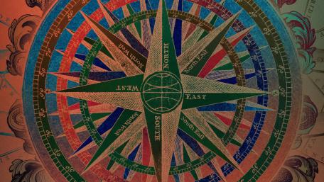 Compass of Artistic Navigation wallpaper