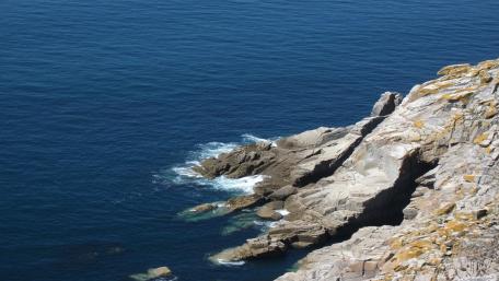 Serene Shores Meet Azure Waters wallpaper