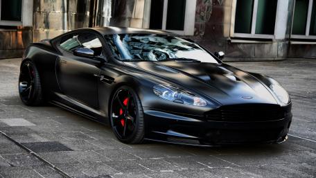 Sleek Aston Martin DBS Embracing Luxury Style wallpaper