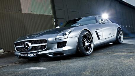 Sleek Mercedes-Benz SLS AMG Wallpaper wallpaper