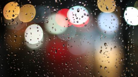 Rain window wallpaper