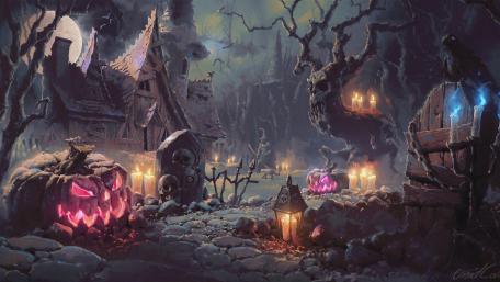 Spooky Halloween wallpaper