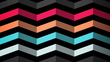 Vibrant Zigzag Lines in Geometric Patterns wallpaper