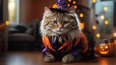 Wizard cat wallpaper