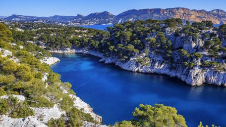 Calanque de Port Pin (France) wallpaper