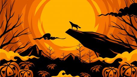 Halloween Night Howl wallpaper