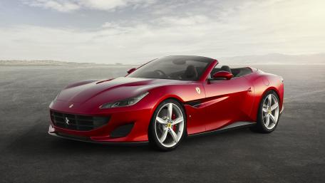 Red Elegance Ferrari Portofino Dreamcar wallpaper