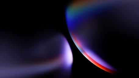 Vibrant Gas Elements in Dark Space wallpaper