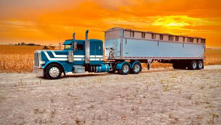 Harvest sunset wallpaper