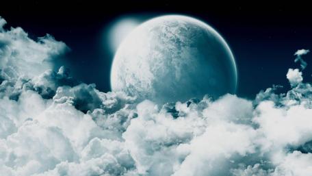 Celestial Dreamscape Above the Clouds wallpaper