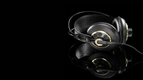 Classic Headphones in Sleek Design for Music Lovers wallpaper