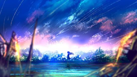 Ethereal Skies of a Dreamlike Realm wallpaper