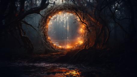 Enchanted Forest Gateway wallpaper