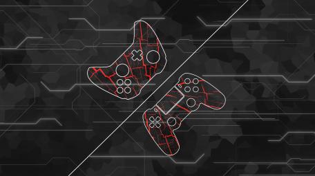 Controle Xbox e Playstation wallpaper