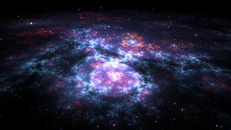 Mystical Nebula in Cosmic Depths wallpaper
