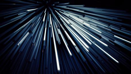 Dynamic Energy in Dark Blue Shades wallpaper