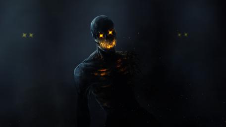 Skull Minimal wallpaper